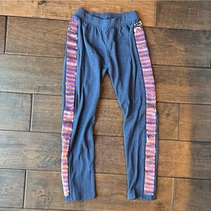 Gap Girls Small Flippy Sequin Blue Leggings
